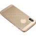 FitCase iPhone X / XS Kılıf Point Sert Arka Kapak Gold