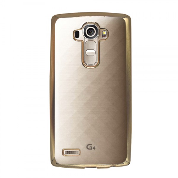 FitCase Laser Color LG G4 H815 Silikon Kılıf Gold