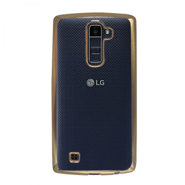 FitCase Laser Color LG K10 K430 Silikon Kılıf Gold