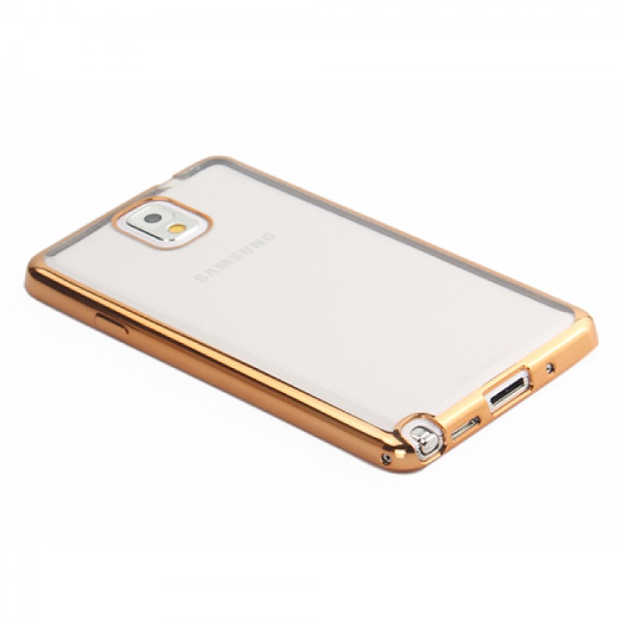 FitCase Laser Color Note 3 (N9000) Silikon Kılıf Gold