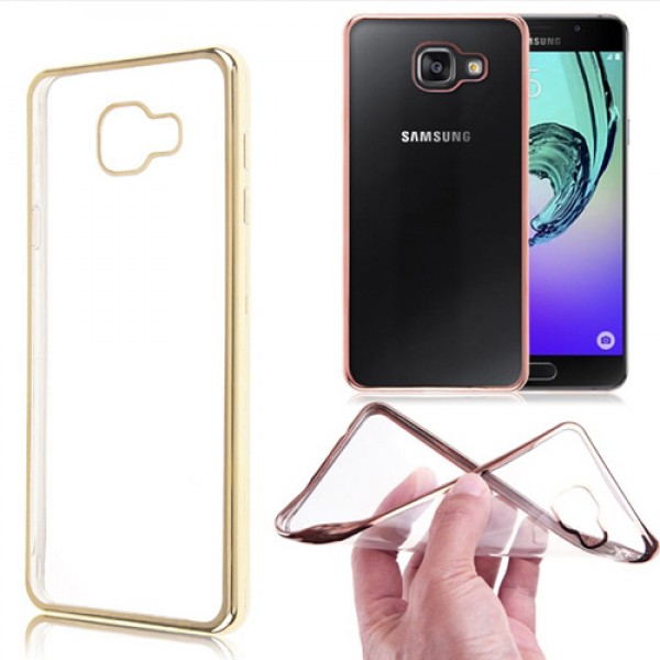 FitCase Laser Color Samsung A7 2016 (A710) Silikon Kılıf Gold…