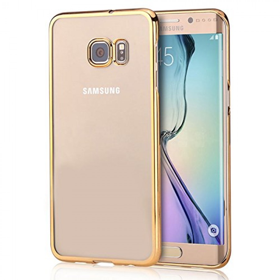 FitCase Laser Color Samsung S6 (G920) Silikon Kılıf Gold