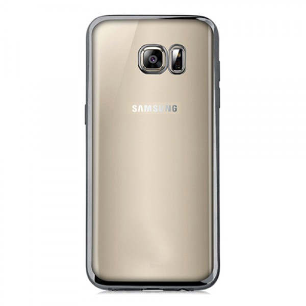 FitCase Laser Color Samsung S7 EDGE (G935) Silikon Kılıf Siyah