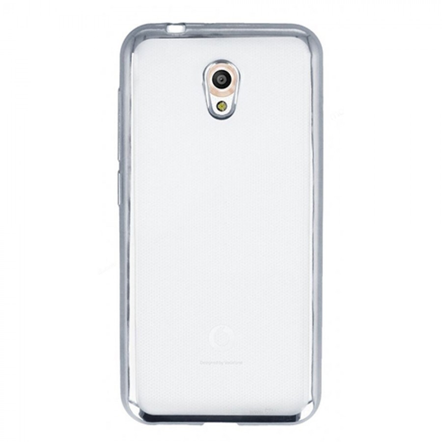 FitCase Laser Color Vodafone Smart 7 Style Silikon Kılıf Silver