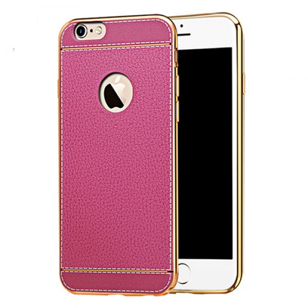 FitCase Laser Elegant iPhone 7-8 Silikon Arka Kapak Pembe