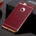 FitCase Laser Elegant iPhone 7-8 Plus Silikon Arka Kapak Kahverengi