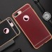 FitCase Laser Elegant iPhone 7-8 Plus Silikon Arka Kapak Kahverengi