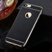FitCase Laser Elegant iPhone 7-8 Silikon Arka Kapak Siyah