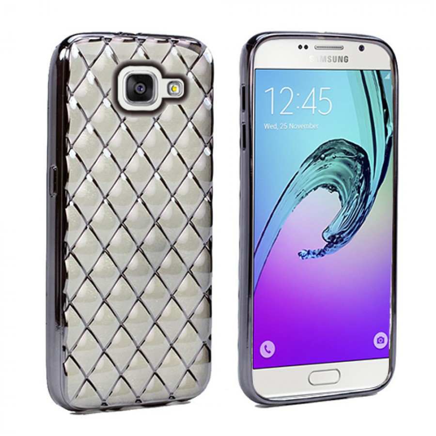 FitCase Laser Galaxy A7 2016 (A710) Baklava Desenli Silver FitCase Laser Galaxy A7 2016 (A710) Baklava Desenli Silver