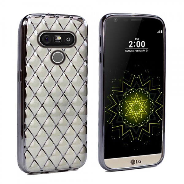 FitCase Laser LG G5 H850 Baklava Desenli Silver…