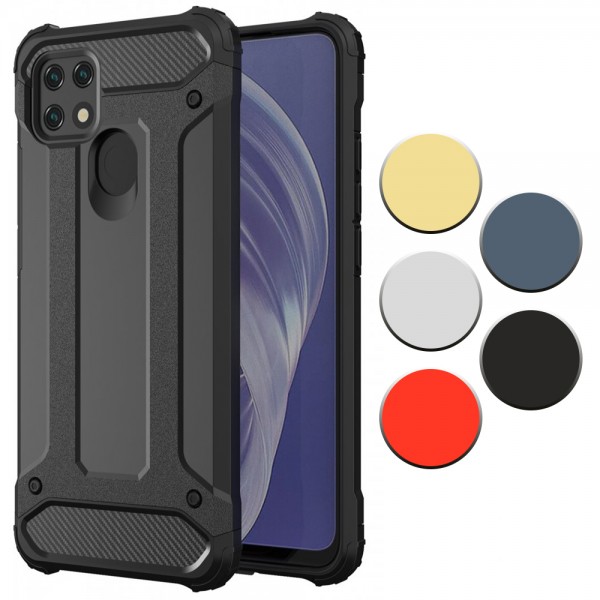 FitCase Oppo A15 / A15s Kılıf Zırh Tank Tam Koruma Kapak…
