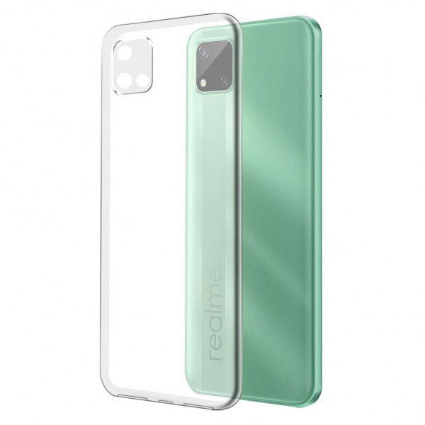Realme C11 2021 Kılıf Kamera Korumalı Silikon Şeffaf Arka Kapak…