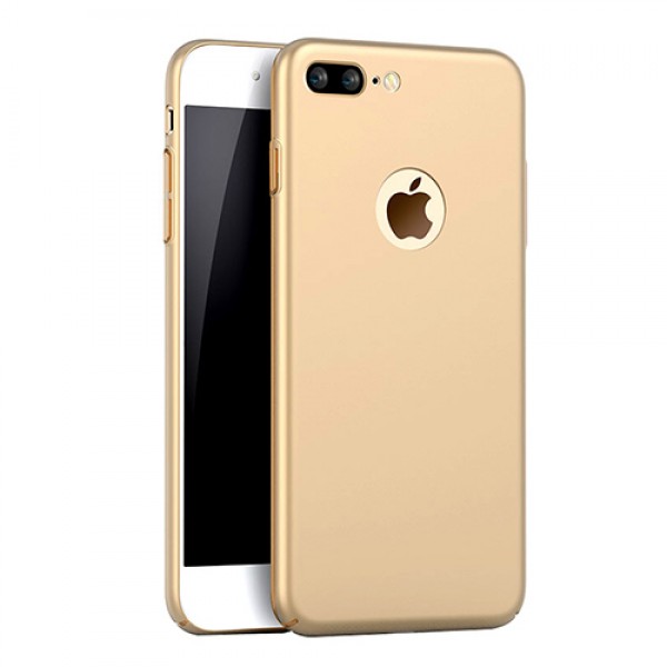FitCase Rubber iPhone 7 Plus Kılıf Sert Arka Kapak Gold…