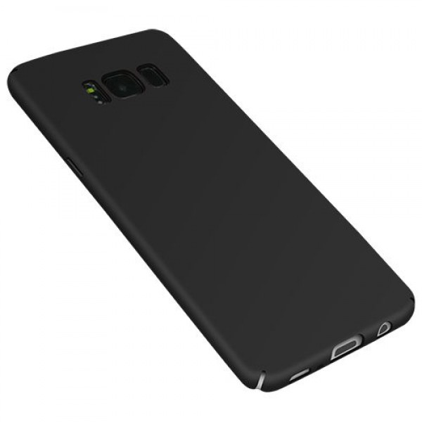 FitCase Rubber Samsung Galaxy S8 Kılıf Sert Arka Kapak Siyah…