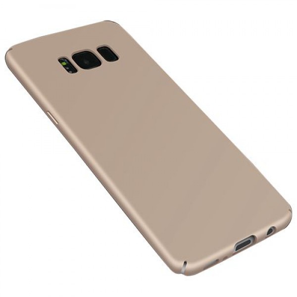 FitCase Rubber Samsung Galaxy S8 Plus Kılıf Sert Arka Kapak Gold…