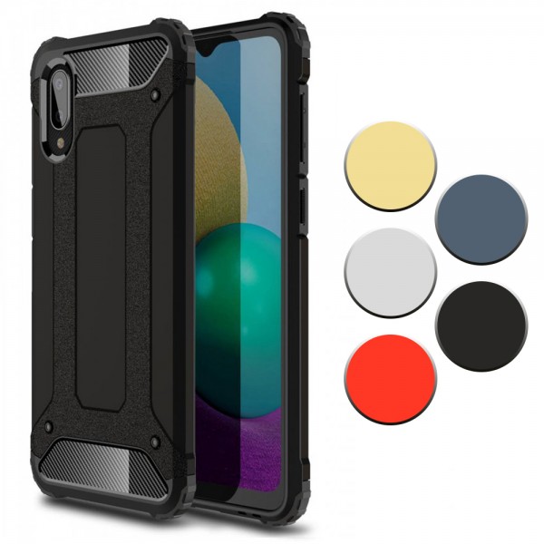 FitCase Samsung Galaxy A02 (A022) Zırh Tank Tam Koruma Arka Kapak&hellip;