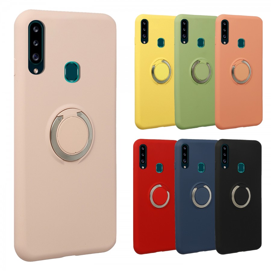 FitCase Samsung Galaxy A20s (A207) Kılıf Nano Ring Arka Kapak