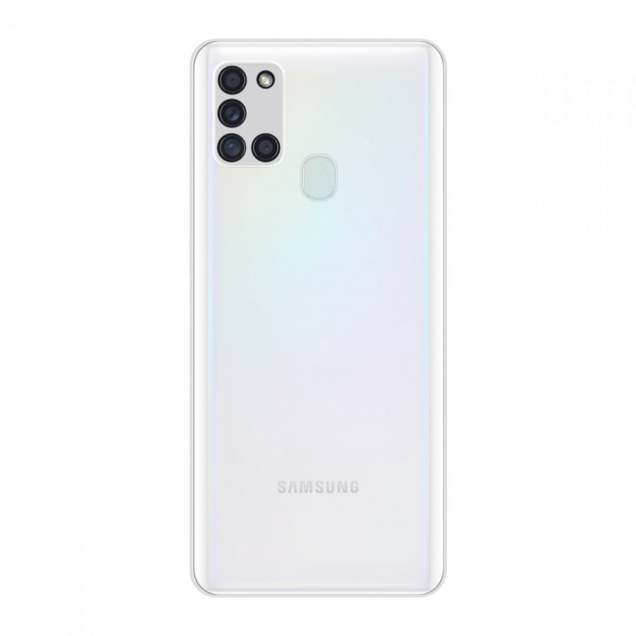 FitCase Samsung Galaxy A21s Kılıf Kamera Korumalı Silikon Şeffaf Arka Kapak