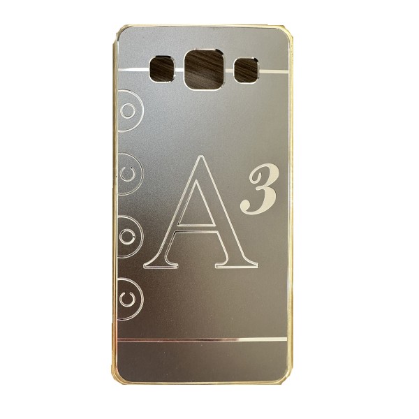 FitCase Samsung Galaxy A3 (A300) Metal-TPU Arka Kapak Füme…