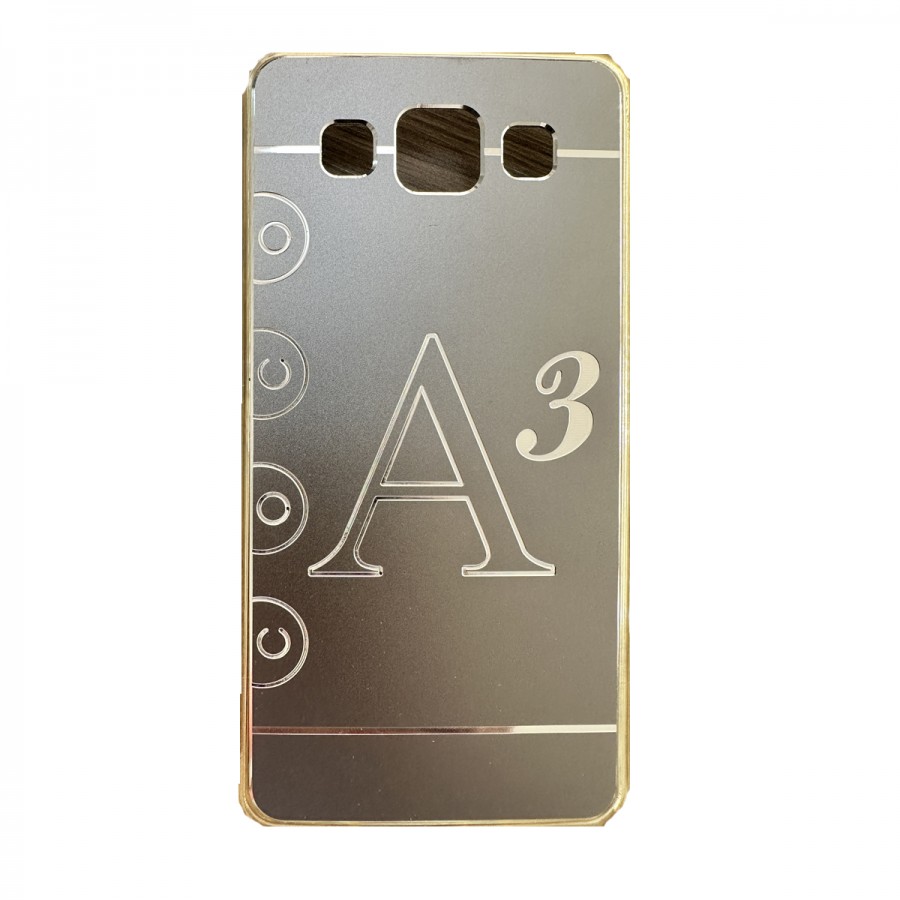 FitCase Samsung Galaxy A3 (A300) Metal-TPU Arka Kapak Füme