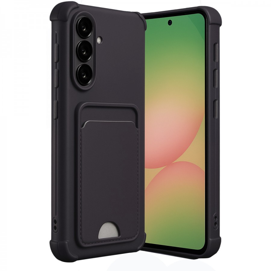 FitCase Samsung Galaxy A36 Cardy Soft Kartlık Cepli Silikon Kapak FitCase Samsung Galaxy A36 Cardy Soft Kartlık Cepli Silikon Kapak