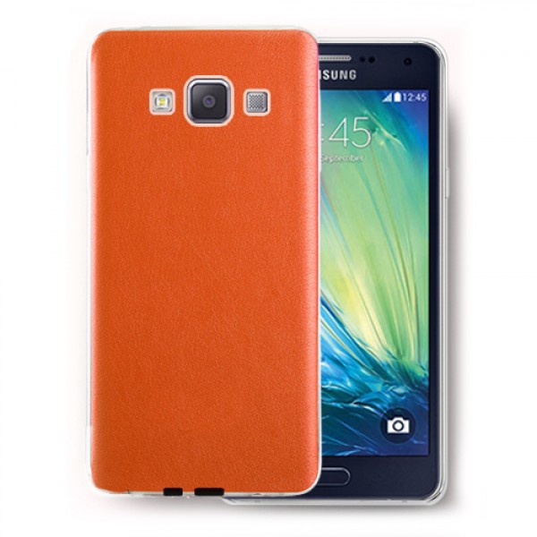 FitCase Samsung Galaxy A7 (A700) Kılıf Deri Dokulu Arka Kapak T…