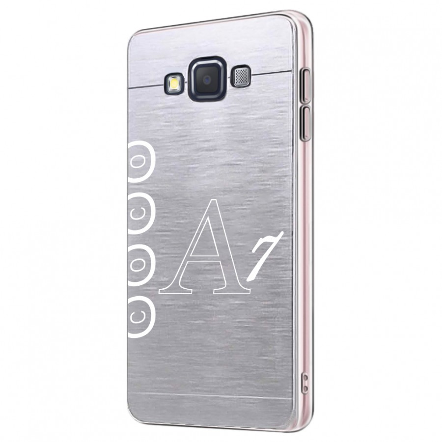 FitCase Samsung Galaxy A7 (A700) Metal TPU Arka Kapak Füme