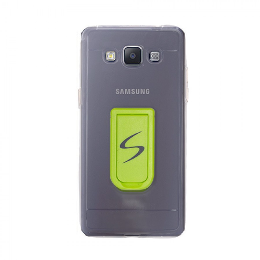 FitCase Samsung Galaxy A7 (A700) Standlı TPU Kılıf Gold