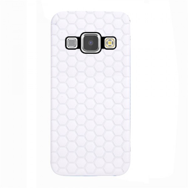 FitCase Samsung Galaxy A8 (A800) TPU Beehive Serisi Arka Kapak Beyaz…