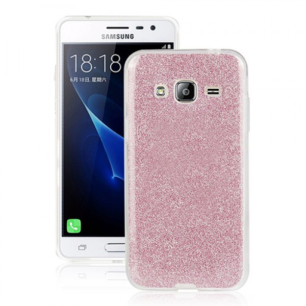 FitCase Samsung Galaxy J2 2016 (J210) Simli Arka Kapak Pembe…