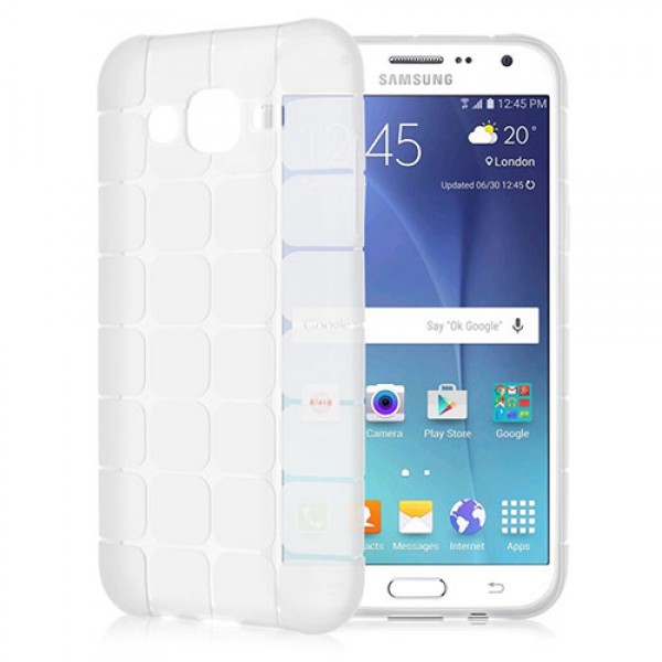 FitCase Samsung Galaxy J2 (J200) Plaid Silikon Arka Kapak Şeffaf…