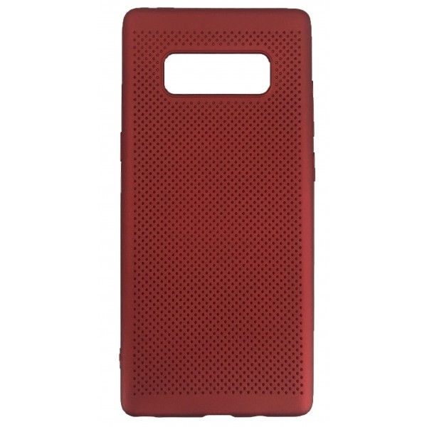 FitCase Samsung Galaxy Note 8 (N950) Kılıf Point Sert Arka Kapak Kırmızı