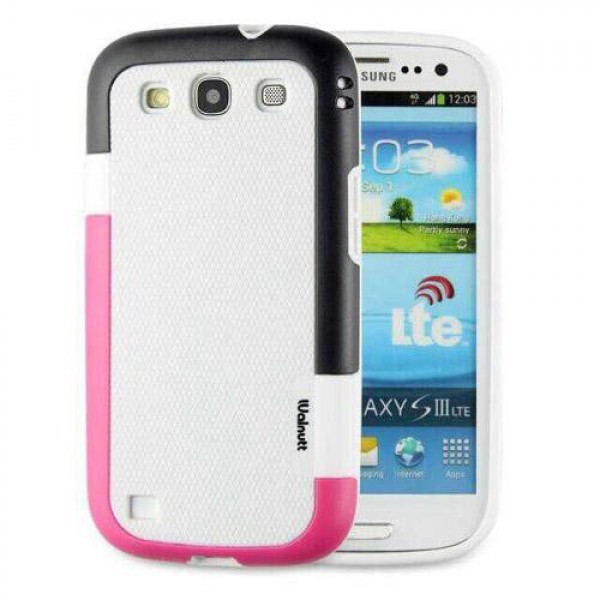 FitCase Samsung Galaxy S3 (I9300) Kılıf Walnutt Renkli Arka Kap…