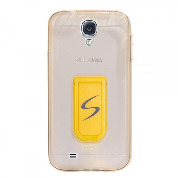 Fitcase Samsung Galaxy S4 (I9500) Standlı TPU Kılıf Gold…