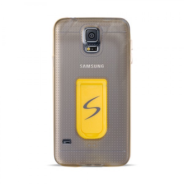 FitCase Samsung Galaxy S5 (G900) Standlı TPU Kılıf Gold