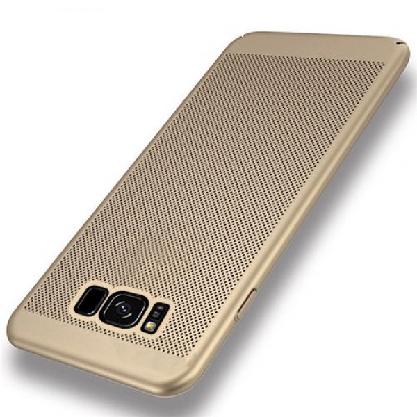 FitCase Samsung Galaxy S8 Plus Kılıf Point Sert Arka Kapak Gold