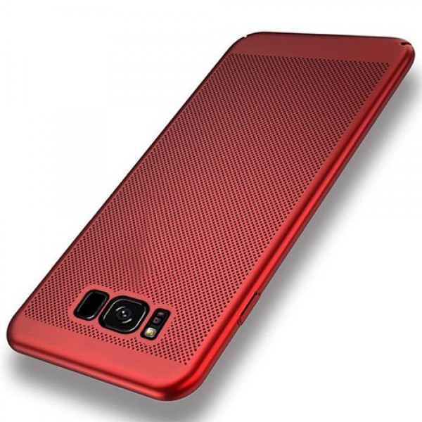 FitCase Samsung Galaxy S8 Plus Kılıf Point Sert Arka Kapak Kırmız…