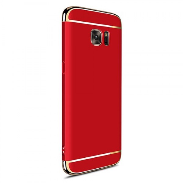 FitCase Samsung Note 5 (N920) Golden Frame Arka Kapak Kırmızı