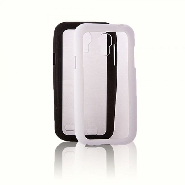 FitCase Samsung S4 Mini (I9190) Çerçeveli Soft Silikon Beyaz…
