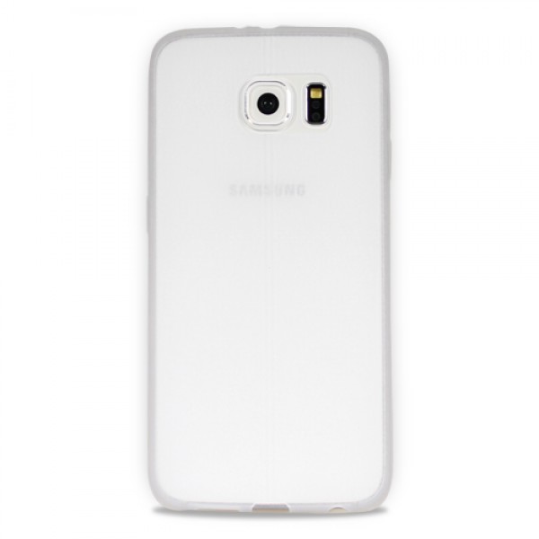 FitCase Samsung S6 (G920) Ultra İnce Dikişli TPU Arka Kapak Şeffaf…