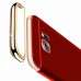 FitCase Samsung S7 EDGE (G935) Golden Frame Arka Kapak Kırmızı