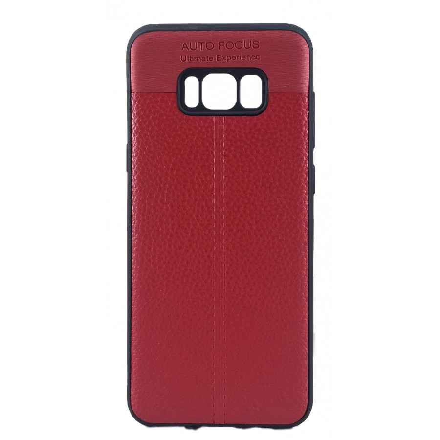 FitCase Samsung S8 Plus (G955) Auto Focus Silikon Arka Kapak Kırmızı