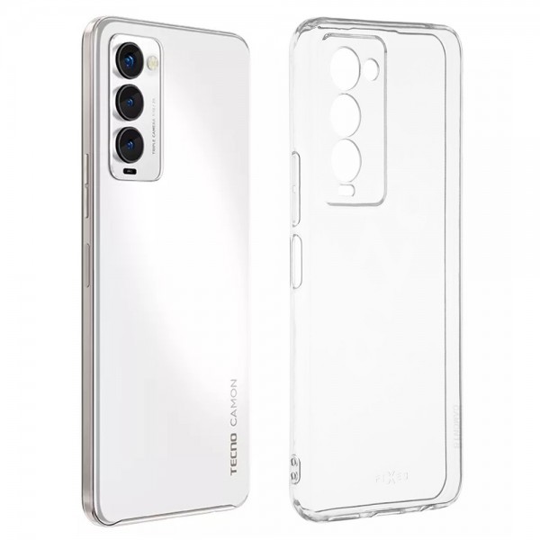 Tecno Camon 18 / 18P Kılıf Kamera Korumalı Silikon Şeffaf Arka Kap…