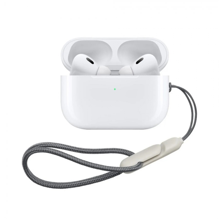 FitCase Universal AirPods Kılıf Silikon Askı İpi 22cm Siyah
