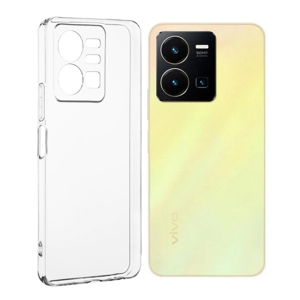 Vivo Y35 Kılıf Kamera Korumalı Silikon Şeffaf Arka Kapak…