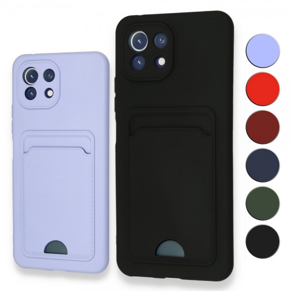 FitCase Xiaomi Mi 11 Lite Cardy Soft Delikli Kartlık Cepli Silikon Kapak…