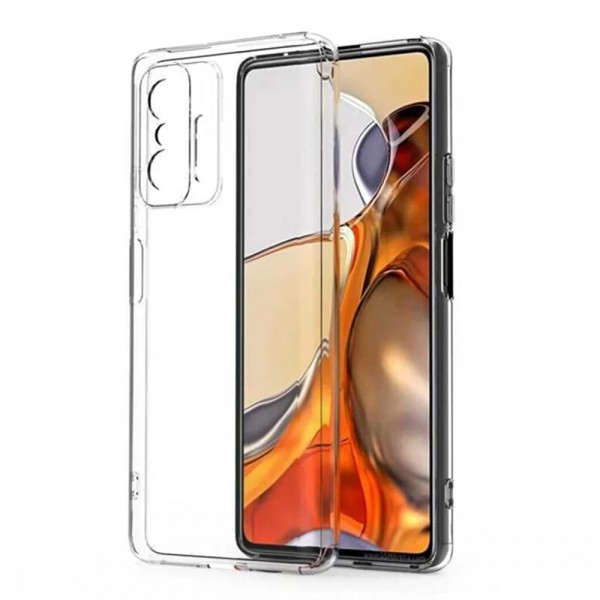 Xiaomi Mi 11T / Mi 11T Pro Kılıf Kamera Korumalı Silikon Şeffaf Ar…