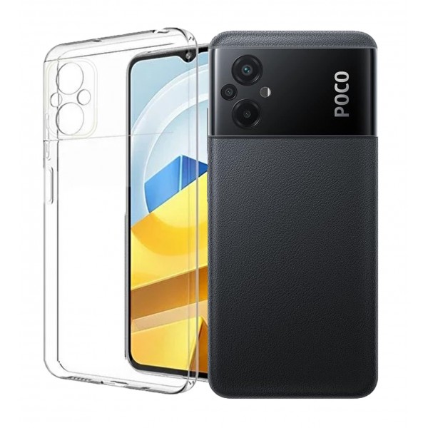 Xiaomi Poco M5 Kılıf Kamera Korumalı Silikon Şeffaf Arka Kapak…
