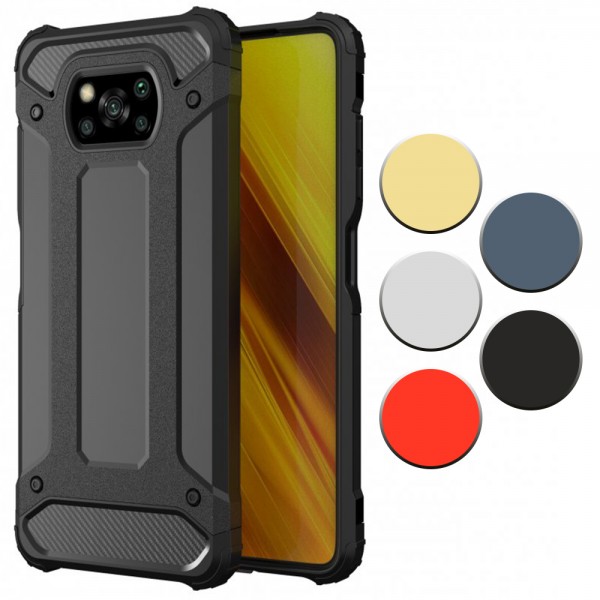 FitCase Xiaomi Poco X3 NFC Zırh Tank Tam Koruma Arka Kapak&hellip;