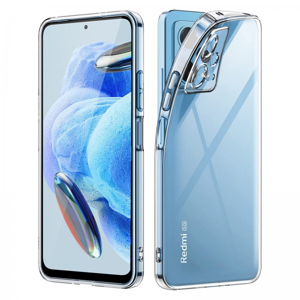 Xiaomi Redmi Note 12 Pro 5G Kılıf Kamera Korumalı Silikon Şeffaf Arka …